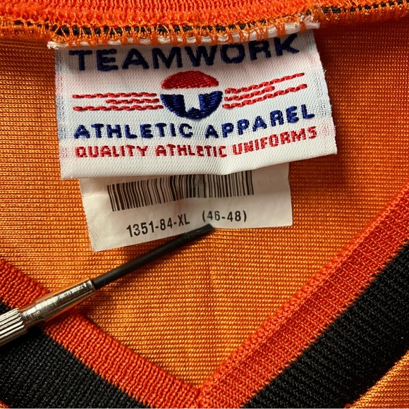 JAGUARS FOOTBALL Men’s XL. Game day Practice Football Jersey Orange Black - Picture 2 of 5